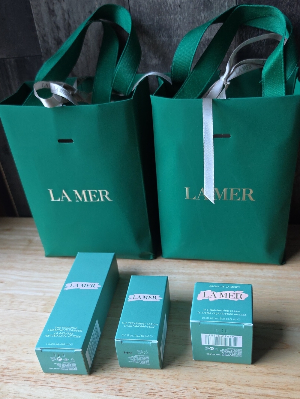 Two La Mer Green Gift Set